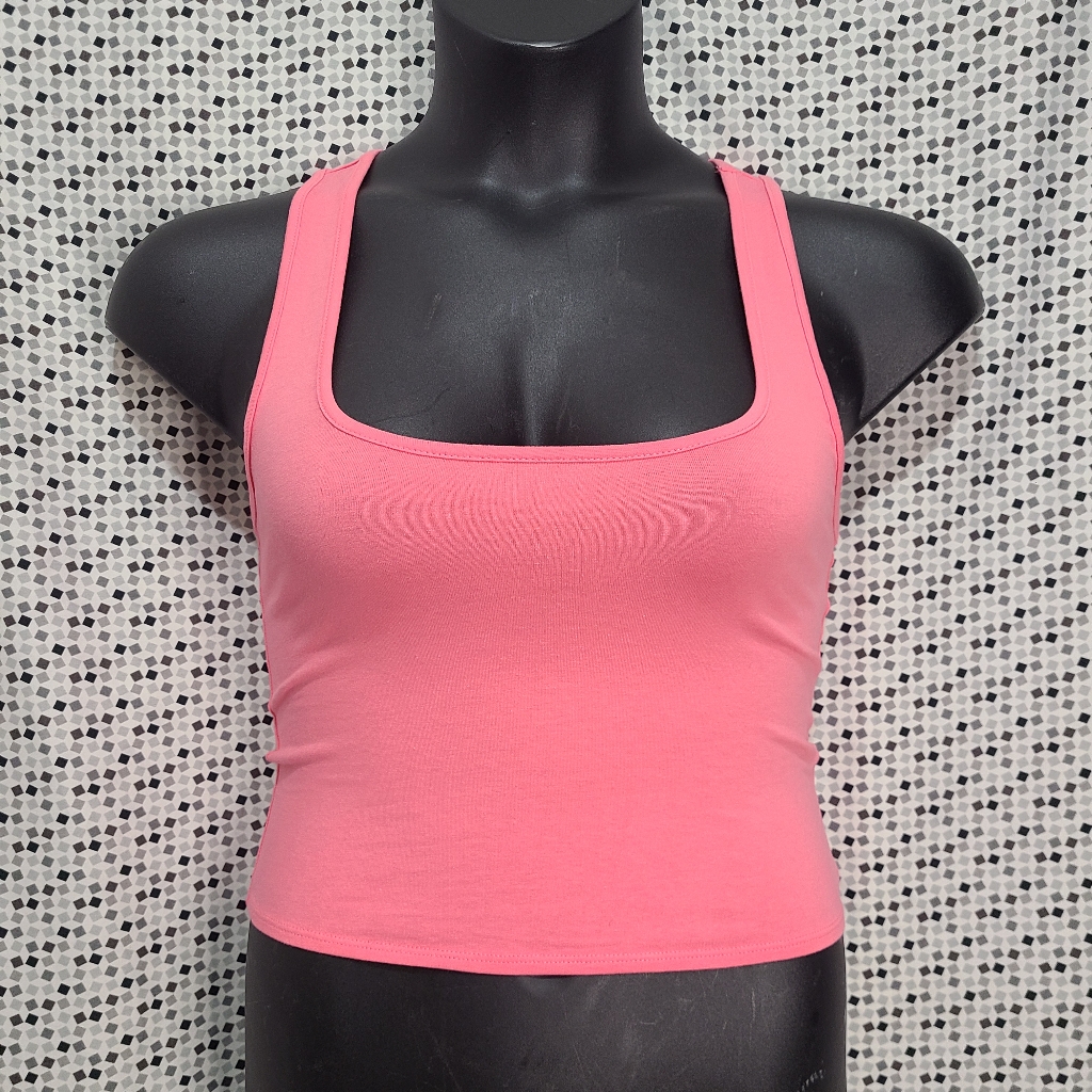 Express Basic Crop Tank Size M